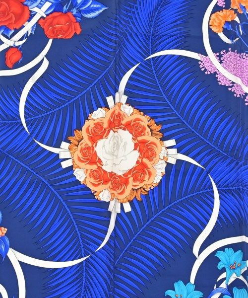 Hermes Bandana Scarf Navy — view 2