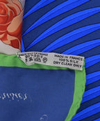 Hermes Bandana Scarf Navy — view 6