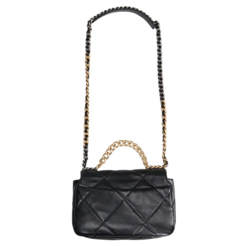 Chanel 19 Small Lambskin Chain Shoulder Bag — view 2
