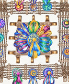Hermes Bandana Scarf Blue — view 4