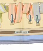 Hermes Bandana Scarf Blue — view 3