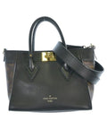 Louis Vuitton Monogram On My Side PM Handbag Black
