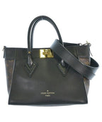 Louis Vuitton Monogram On My Side PM Handbag Black