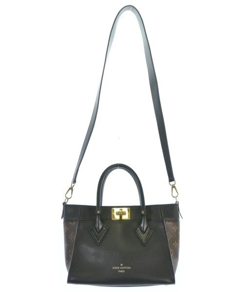 Louis Vuitton Monogram On My Side PM Handbag Black — view 3