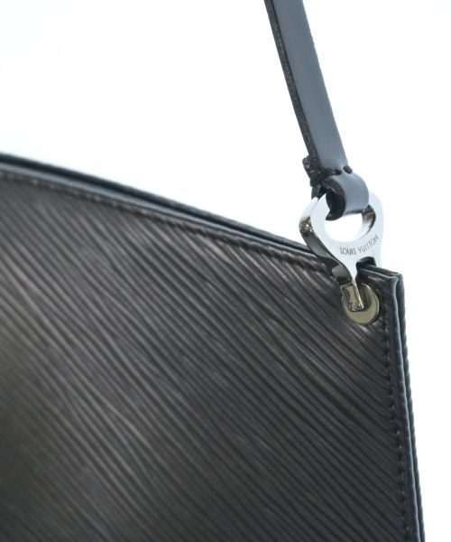 Louis Vuitton Epi Pochette Demilune Handbag Black — view 7