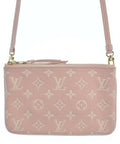 Louis Vuitton Monogram Empreinte Pochette Double Zip Shoulder Bag