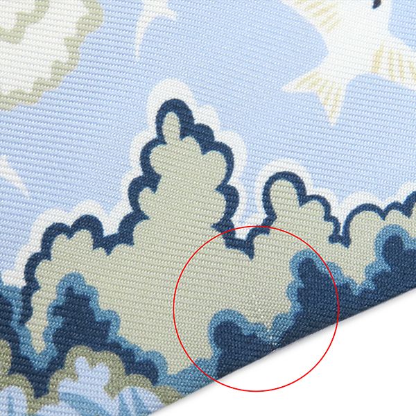 Hermes Scarf Twilly Silk Blue Ciel Marine Green Rewilding — view 4