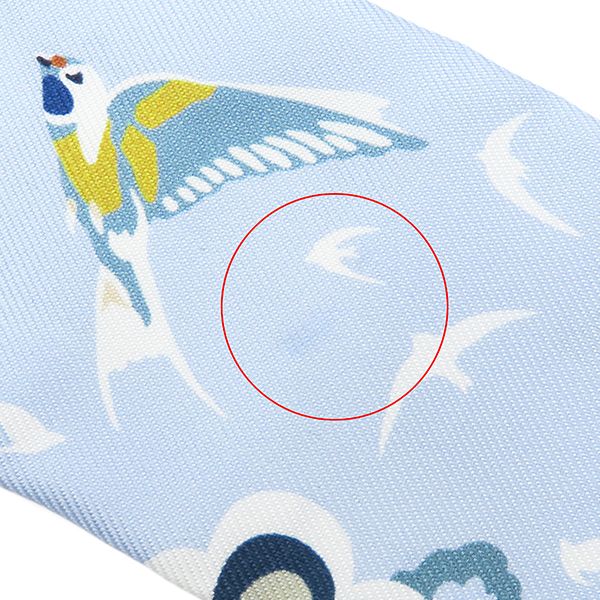 Hermes Scarf Twilly Silk Blue Ciel Marine Green Rewilding — view 3