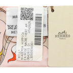 Hermes Scarf Twilly Silk Rose Narkle Vert Amande Multicolor Academia — view 5