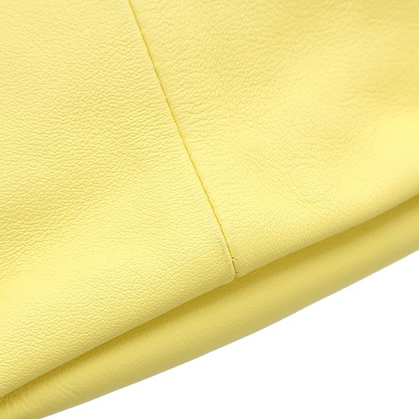 Bottega Veneta Double Knot Leather Yellow Silver Mini Bag — view 5