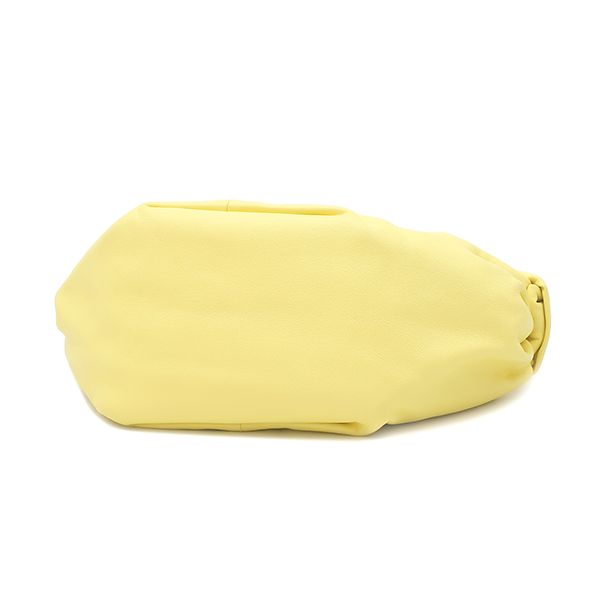 Bottega Veneta Double Knot Leather Yellow Silver Mini Bag — view 3