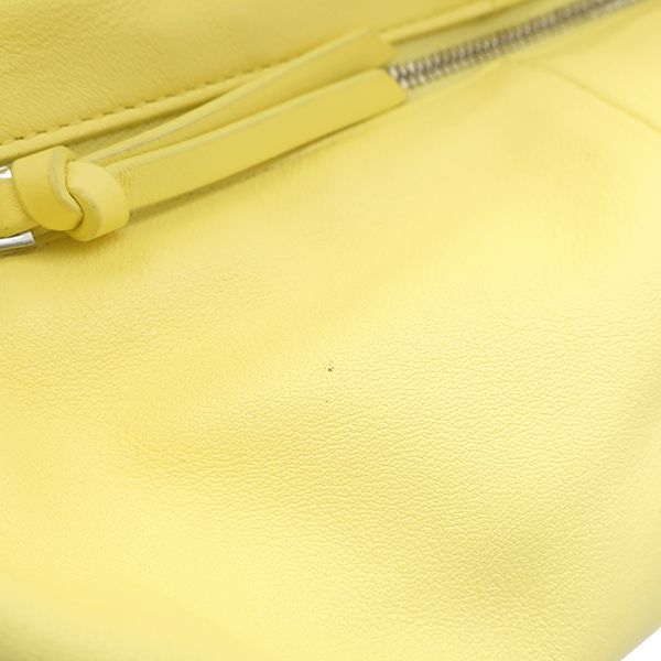 Bottega Veneta Double Knot Leather Yellow Silver Mini Bag — view 7