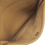 Hermes Shoulder Bag Evelyne 3 23 Taurillon Clemence Biscuit Silver Brown — view 5
