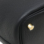 Hermes Handbag Picotin Lock 18 PM Taurillon Clemence Black Gold — view 5