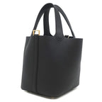 Hermes Handbag Picotin Lock 18 PM Taurillon Clemence Black Gold — view 2