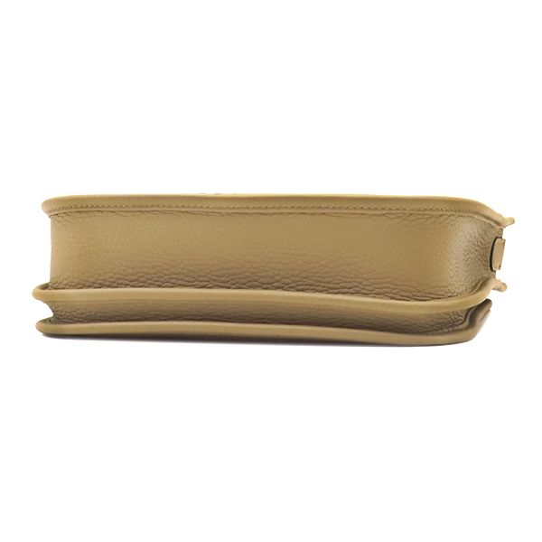 Hermes Shoulder Bag Evelyne 3 23 Taurillon Clemence Dune Silver Brown — view 3