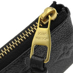 Louis Vuitton Coin Purse Key Case Pochette Cles Monogram Empreinte Black Gold — view 5