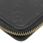 Louis Vuitton Wallet Portefeuille Clemence Monogram Empreinte Noir Gold Black — view 4