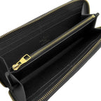 Louis Vuitton Wallet Portefeuille Clemence Monogram Empreinte Noir Gold Black — view 8