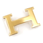 Hermes Belt Constance H 90 Togo Box Calf Black Etain 90 Gold H Buckle — view 3