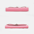 Hermes Kelly Wallet Long to Go Rose Confetti Silver Epsom Leather — view 4