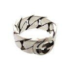 Gucci Interlocking G 925 Sterling Silver Ring — view 5