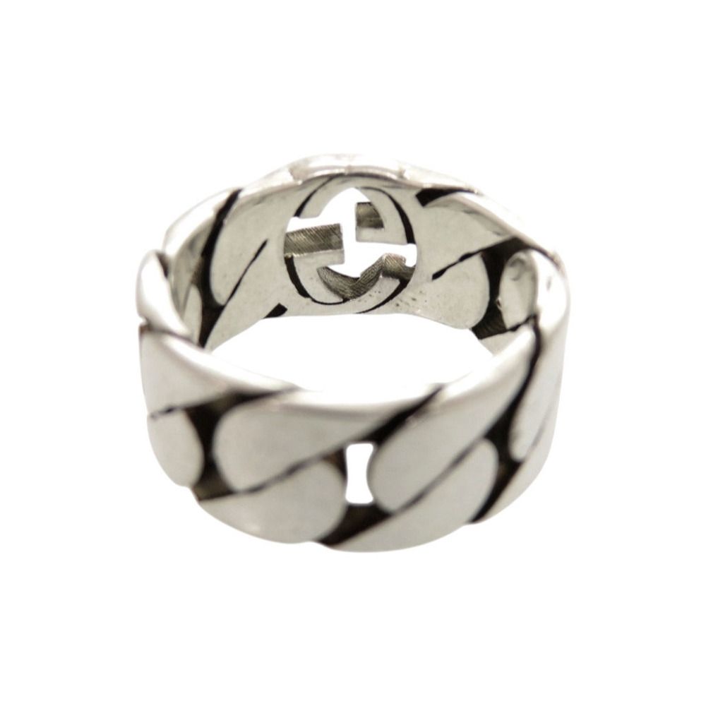 Gucci Interlocking G 925 Sterling Silver Ring — view 8
