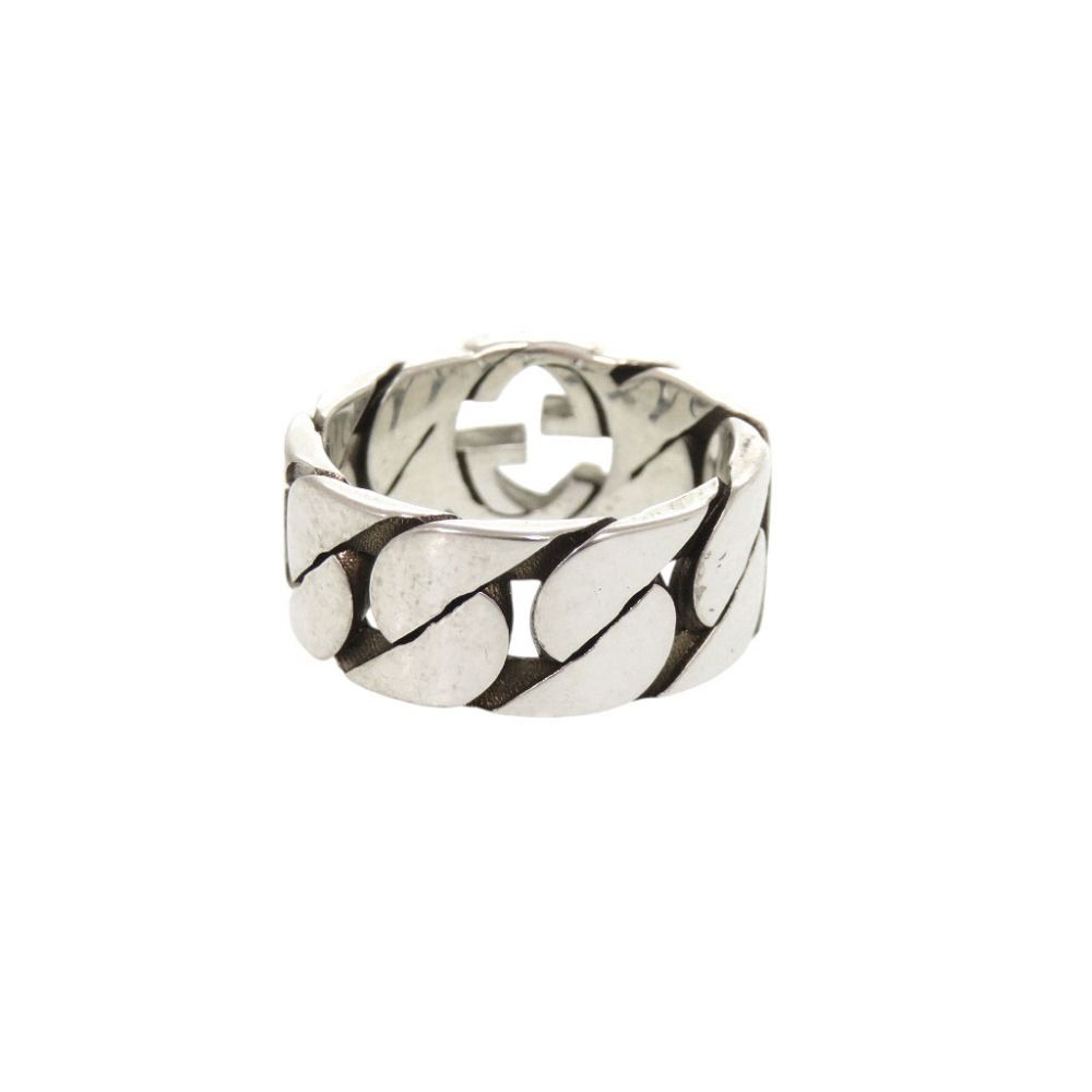 Gucci Interlocking G 925 Sterling Silver Ring — view 3