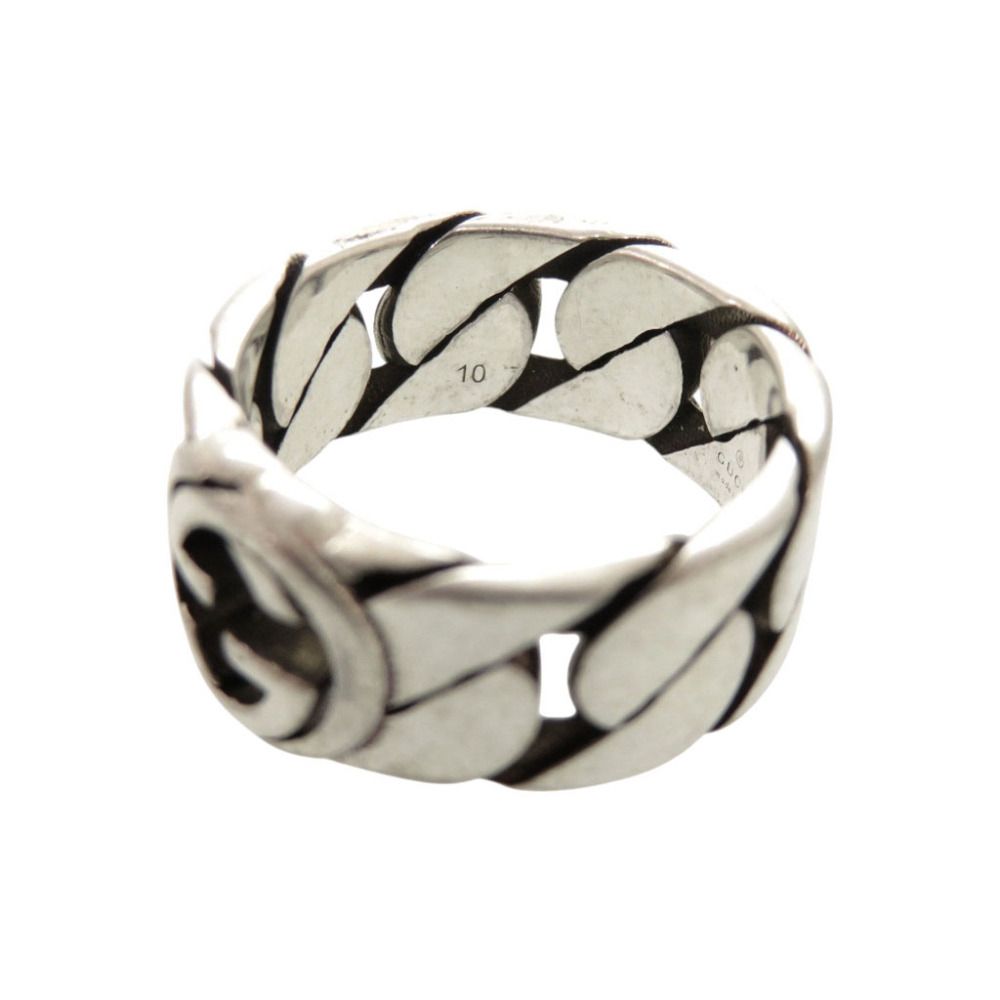Gucci Interlocking G 925 Sterling Silver Ring — view 7