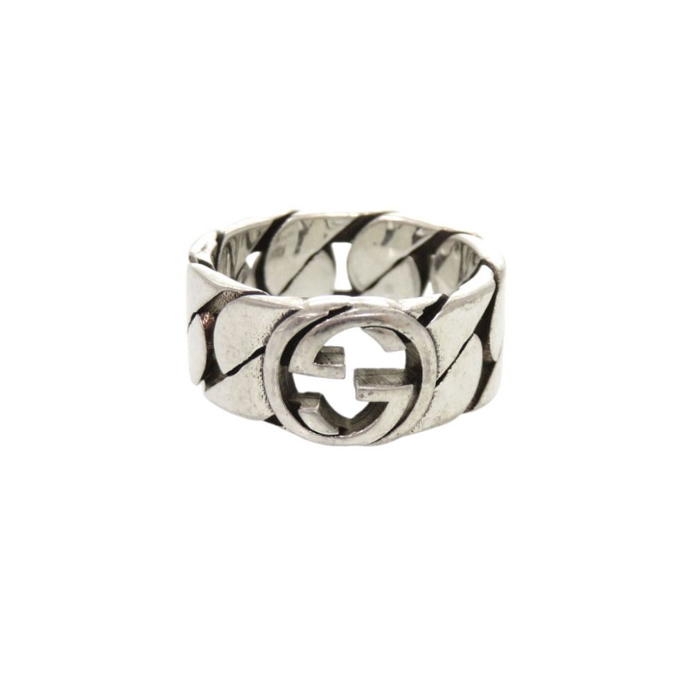 Gucci Interlocking G 925 Sterling Silver Ring