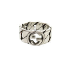 Gucci Interlocking G 925 Sterling Silver Ring