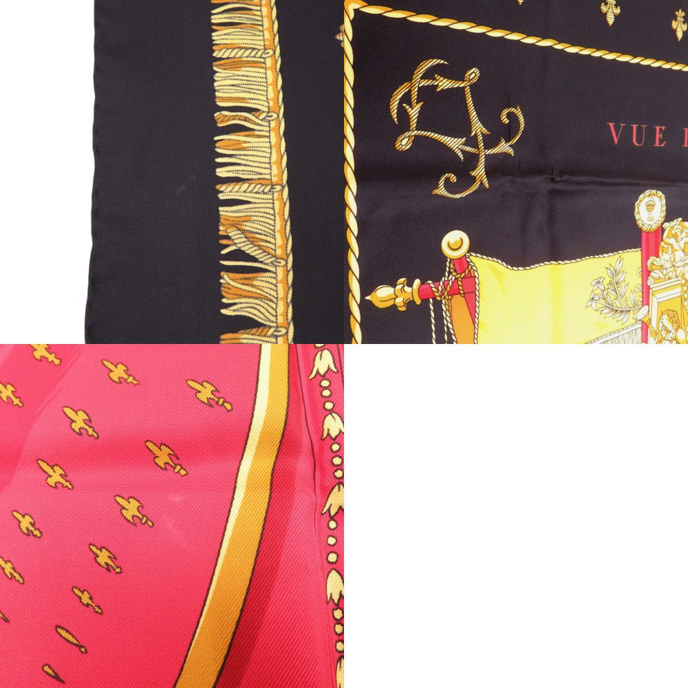 Hermes Carre 90 Queen's Coronation Vue du Carrosse de la Galere la Reale Silk — view 5