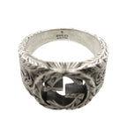 Gucci Interlocking G Arabesque 925 Sterling Silver Ring — view 5