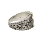 Gucci Interlocking G Arabesque 925 Sterling Silver Ring — view 4