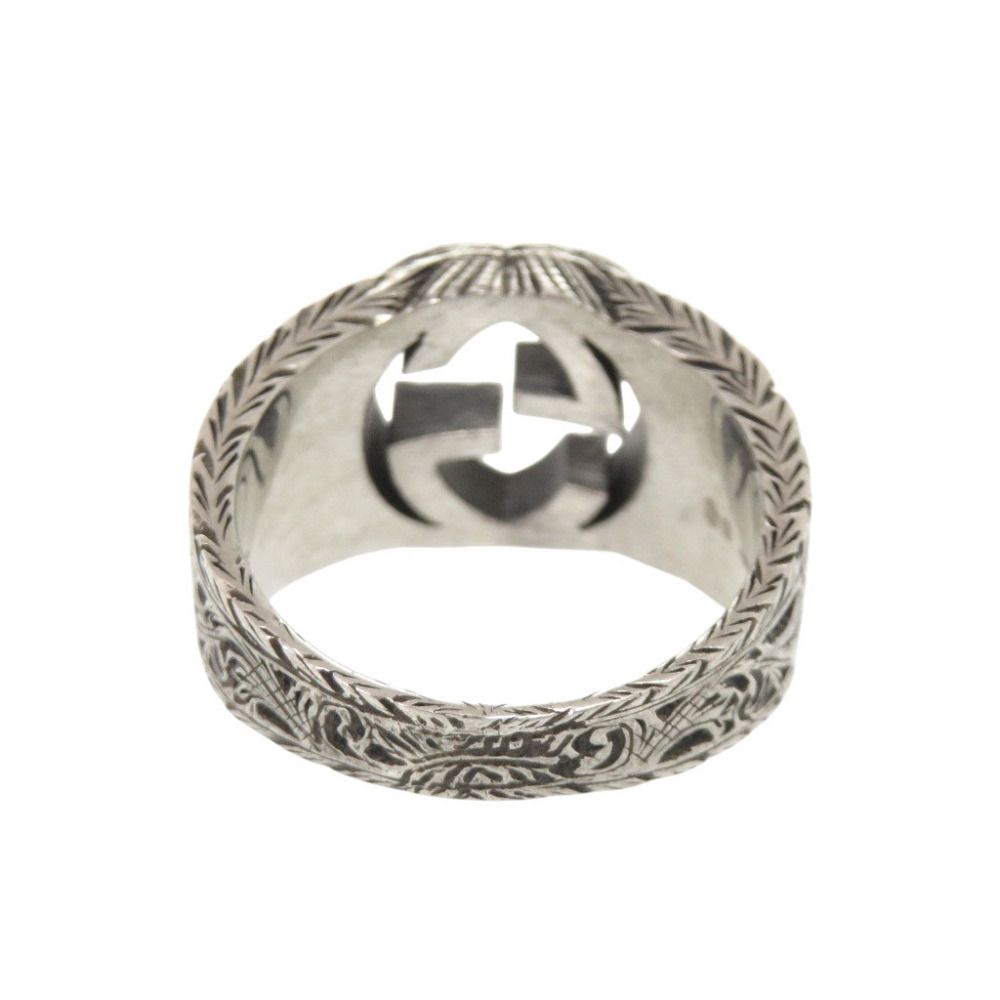 Gucci Interlocking G Arabesque 925 Sterling Silver Ring — view 3