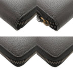Gucci Animalier Leather Black Zip Around Wallet — view 4