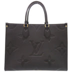 Louis Vuitton on the Go MM Monogram Empreinte Noir 2-Way Tote Black