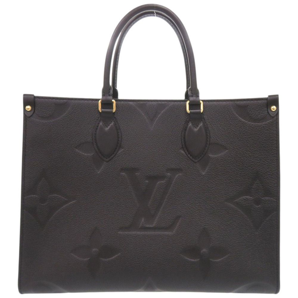 Louis Vuitton on the Go MM Monogram Empreinte Noir 2-Way Tote Black