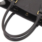 Louis Vuitton on the Go MM Monogram Empreinte Noir 2-Way Tote Black — view 7