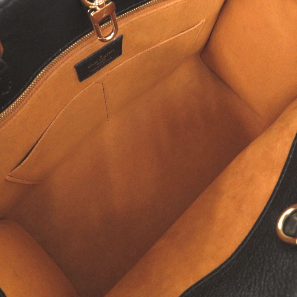 Louis Vuitton on the Go MM Monogram Empreinte Noir 2-Way Tote Black — view 8