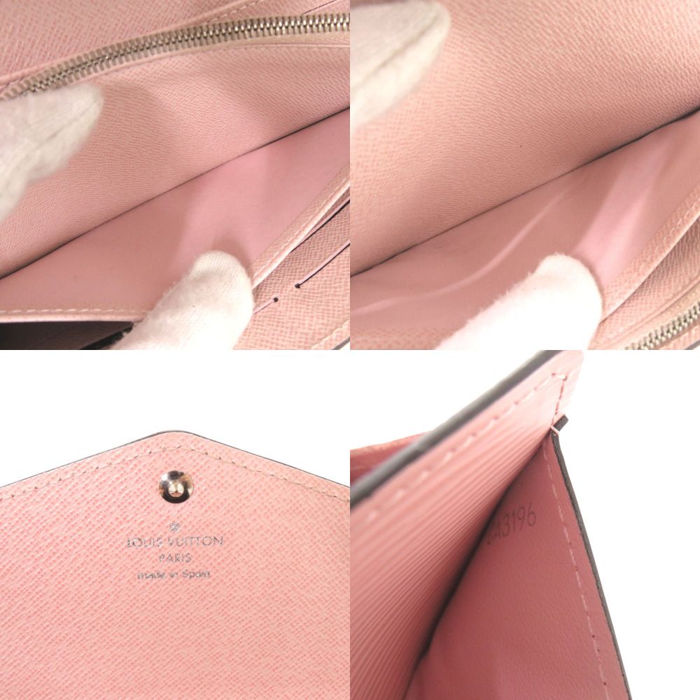 Louis Vuitton Portefeuille Sarah Epi Rose Ballerine Wallet — view 7