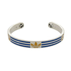 Gucci Adidas Collaboration Bangle 925 Sterling Silver Blue Bracelet