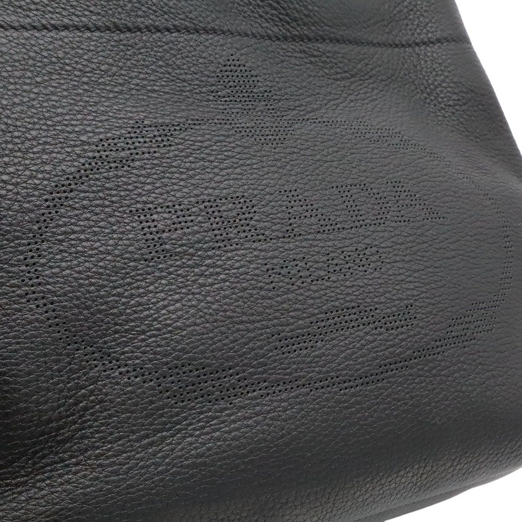 Prada Perforated Logo Tote Leather Nero Black — view 8