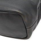 Prada Perforated Logo Tote Leather Nero Black — view 3