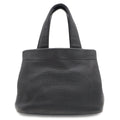 Prada Perforated Logo Tote Leather Nero Black