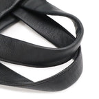 Prada Perforated Logo Tote Leather Nero Black — view 4