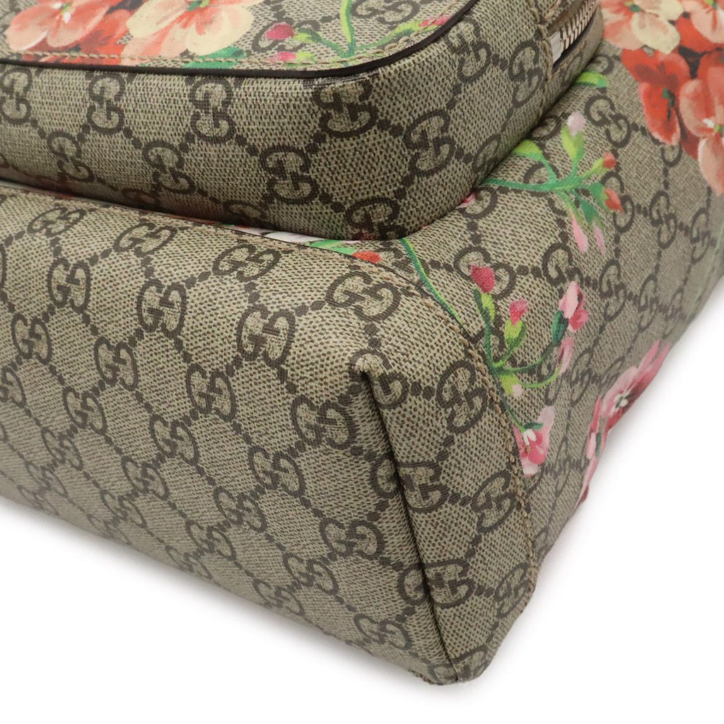 Gucci GG Blooms Supreme Backpack Flower Floral Pattern Beige Pink Multicolor — view 3