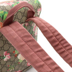 Gucci GG Blooms Supreme Backpack Flower Floral Pattern Beige Pink Multicolor — view 4