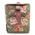 Gucci GG Blooms Supreme Backpack Flower Floral Pattern Beige Pink Multicolor