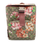 Gucci GG Blooms Supreme Backpack Flower Floral Pattern Beige Pink Multicolor